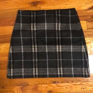 Loft plaid skirt